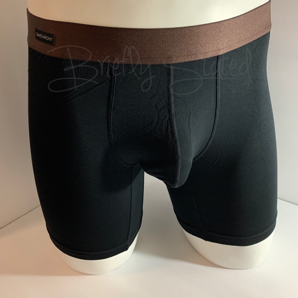 David Archy Bamboo Boxer Briefs - Black (M)